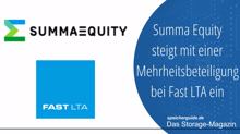 Summa Equity steigt mit Mehrheitsbeteiligung bei Fast LTA ein